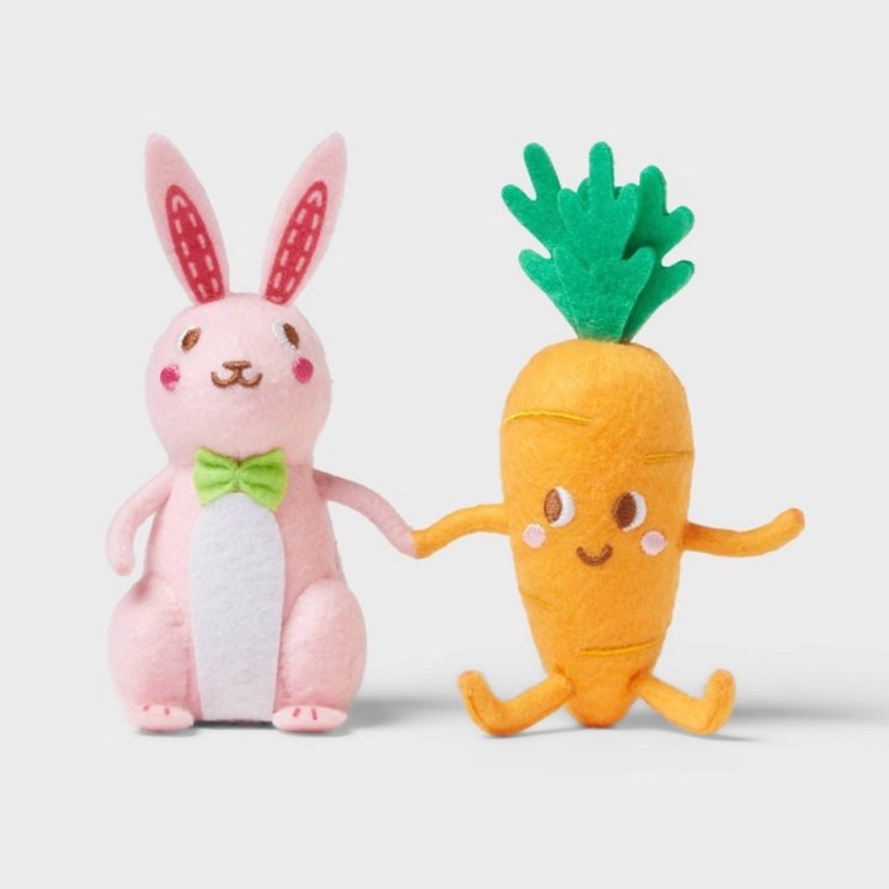 NWT Bunny Carrot Duo Easter Spring 2025 Target Spritz Collectible